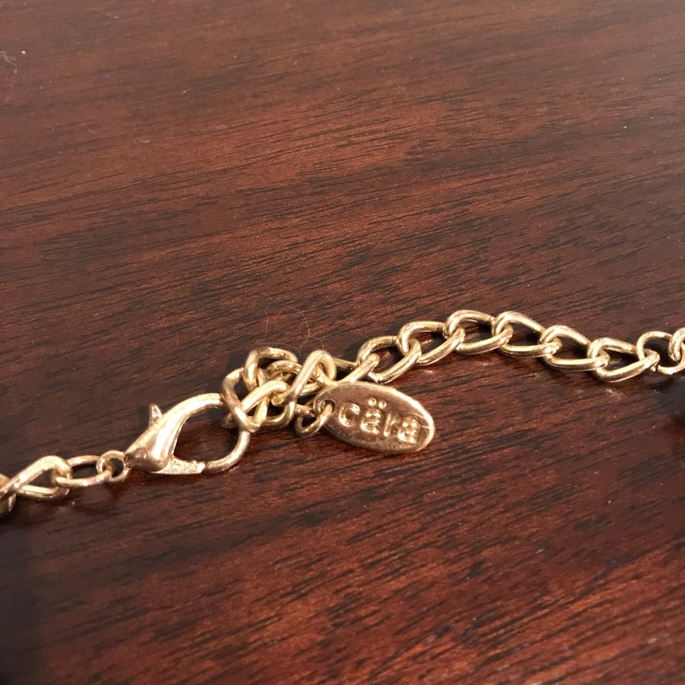 White Statement Necklace - image 3